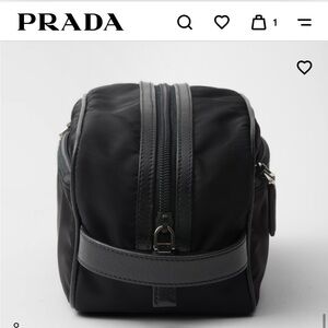 Prada Black Men's Toiletry Bag